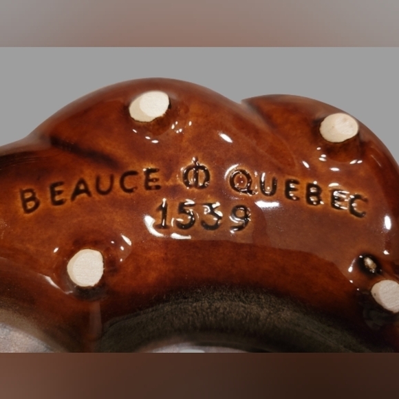 BEAUCEWARE Ceramic Beauce Quebec #1539 Brown, Set Of 4 Dishes - Picture 7 of 9